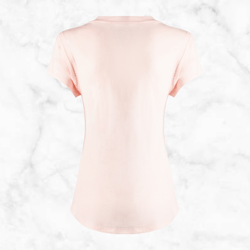 Ladies Short Sleeve Jersey V-Neck