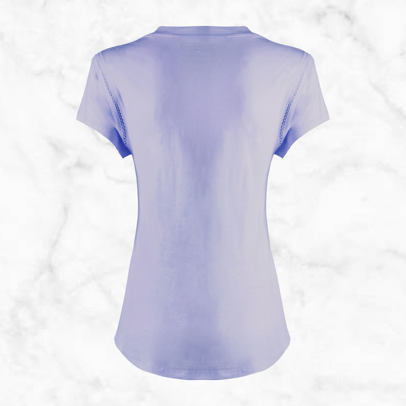 Ladies Short Sleeve Jersey V-Neck